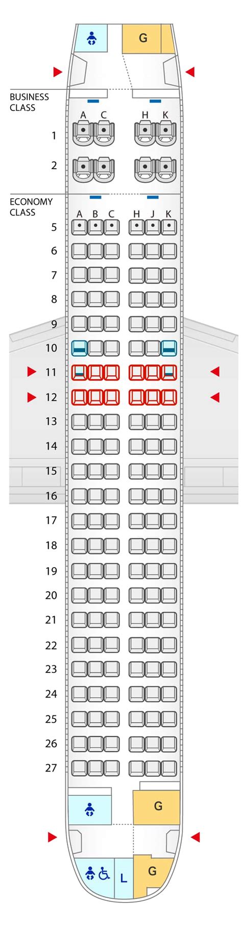 airbus a320neo seat chart.